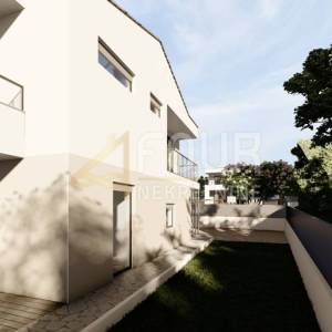 Istra, Galižana, kuća s bazenom, pogled na more