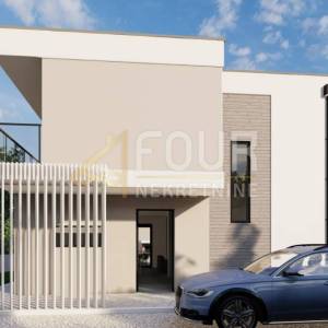 Istra, Galižana, kuća s bazenom, pogled na more