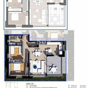 ISTRA, LABIN - Dvosoban stan u modernoj novogradnji