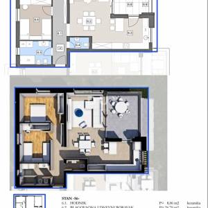 ISTRA, LABIN - Komforan stan u modernoj novogradnji