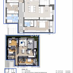 ISTRA, LABIN - Prostran stan u modernoj novogradnji