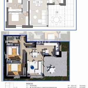 ISTRA, LABIN - Stan u prizemlju moderne novogradnje