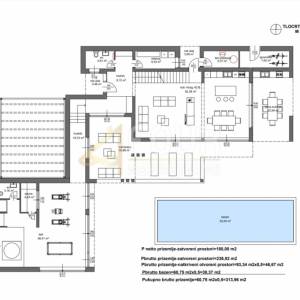 Istra, Labin, zemljište 1.031m2 s građ. dozvolom za kuću s bazenom!