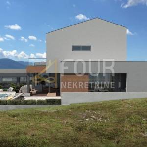 Istra, Labin, zemljište 1.031m2 s građ. dozvolom za kuću s bazenom!