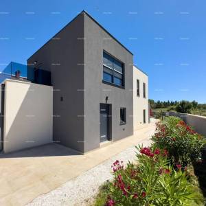 Istra, Ližnjan, 1 km do centra Medulina, nova moderna kuća sa bazenom za odmor.