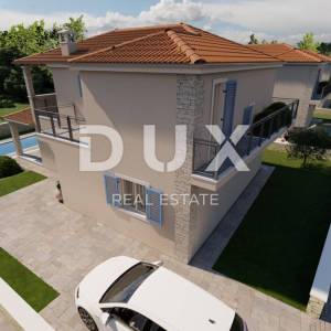 ISTRA, LIŽNJAN - Prekrasna vila u započetoj gradnji! PRILIKA!