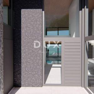 ISTRA, MEDULIN - Građevinsko zemljište 1. red do mora s izdanom i pravomočnom građevinskom dozvolom za modernu vilu s bazenom i...