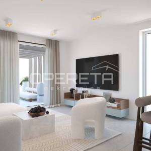 Istra, Medulin, moderna troetažna kuća sa pogledom, 300 m od mora