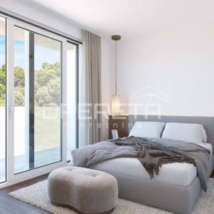 Istra, Medulin, moderna troetažna kuća sa pogledom, 300 m od mora