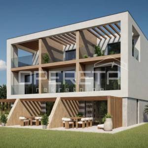 Istra, Medulin, moderna troetažna kuća sa pogledom, 300 m od mora