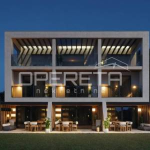 Istra, Medulin, moderna troetažna kuća sa pogledom, 300 m od mora