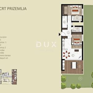 ISTRA, NOVIGRAD - Stan s vrtom u luksuznoj novogradnji