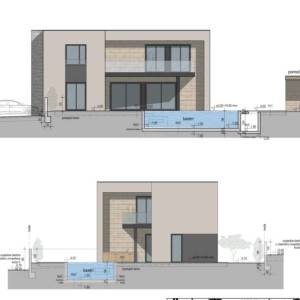 Istra, Peroj,  Građevinsko zemljište 620 m2 sa projektom, pogled na More i na Brijune