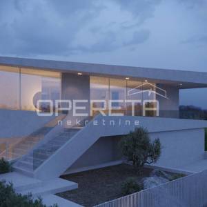 Istra, Plomin-okolica, luksuzna vila u novogradnji sa panoramskim pogledom na mo