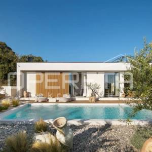 Istra, Poreč okolica - Moderna prizemnica s bazenom i krovnom terasom