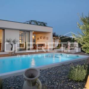 Istra, Poreč okolica - Moderna prizemnica s bazenom i krovnom terasom