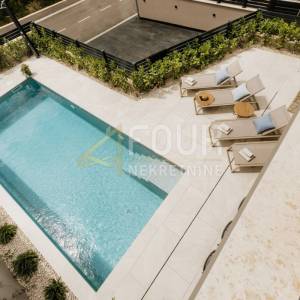 Istra, Poreč - okolica, Vabriga, novogradnja, moderna vila s bazenom