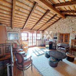 ISTRA, POREČ, VABRIGA - obnovljena kamena kuća s bazenom