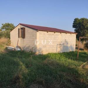 ISTRA, PULA- Poljoprivredno zemljište sa gospodarskim objektom!