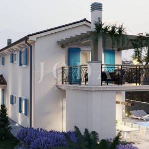 ISTRA – RABAC Mediteranska kuća s bazenom i pogledom na more