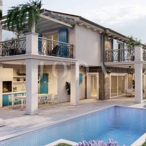 ISTRA – RABAC Mediteranska kuća s bazenom i pogledom na more