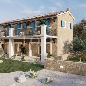 ISTRA – RABAC Mediteranska kuća s bazenom i pogledom na more