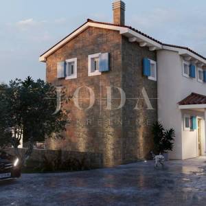 ISTRA – RABAC Mediteranska kuća s bazenom i pogledom na more