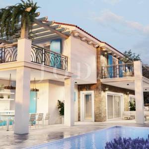 ISTRA – RABAC Mediteranska kuća s bazenom i pogledom na more