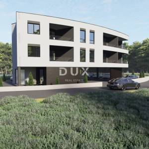 ISTRA, ŠTINJAN - Građevinsko zemljište s građevinskom dozvolom za modernu zgradu od 7 stanova, na svega 500m od plaža