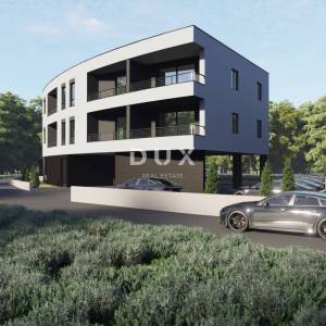 ISTRA, ŠTINJAN - Građevinsko zemljište s građevinskom dozvolom za modernu zgradu od 7 stanova, na svega 500m od plaža