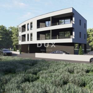 ISTRA, ŠTINJAN - Građevinsko zemljište s građevinskom dozvolom za modernu zgradu od 7 stanova, na svega 500m od plaža