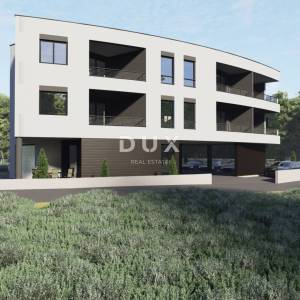 ISTRA, ŠTINJAN - Građevinsko zemljište s građevinskom dozvolom za modernu zgradu od 7 stanova, na svega 500m od plaža