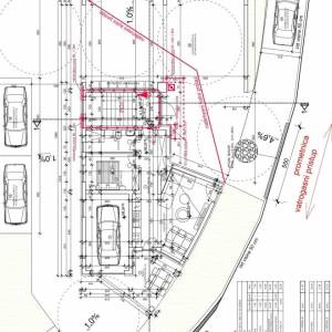ISTRA, ŠTINJAN - Građevinsko zemljište s građevinskom dozvolom za modernu zgradu od 7 stanova, na svega 500m od plaža