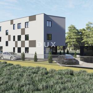 ISTRA, ŠTINJAN - Građevinsko zemljište s građevinskom dozvolom za modernu zgradu od 7 stanova, na svega 500m od plaža