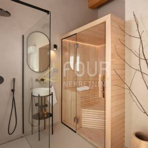 Istra, Tinjan, samostojeća vila s bazenom, pogled na more