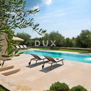 ISTRA, VIŠNJAN - Jedinstvena kamena kuća s bazenom