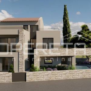 Istra, Vižinada-građevinsko zemljište s projektom i komunalijama