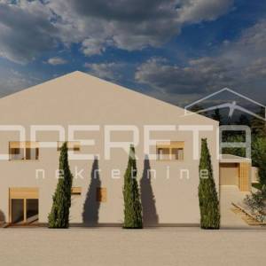 Istra, Vodnjan, završena duplex vila sa bazenom, novogradnja