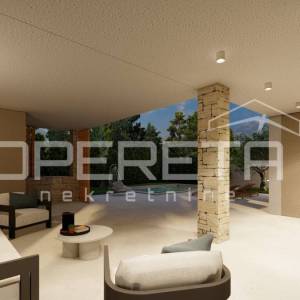 Istra, Vodnjan, završena duplex vila sa bazenom, novogradnja