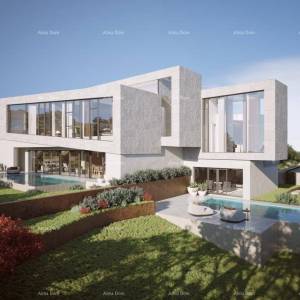 Kaštelir – građevinsko zemljište, 603 m2, s pravomoćnom građevinskom dozvolom i pogledom na more