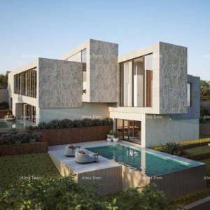 Kaštelir – građevinsko zemljište, 603 m2, s pravomoćnom građevinskom dozvolom i pogledom na more