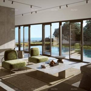 Kaštelir – građevinsko zemljište, 603 m2, s pravomoćnom građevinskom dozvolom i pogledom na more