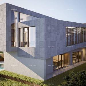 Kaštelir – građevinsko zemljište, 603 m2, s pravomoćnom građevinskom dozvolom i pogledom na more