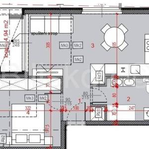 K.Kambelovac, u izgradnji, jednosoban stan, 1.kat, garaža