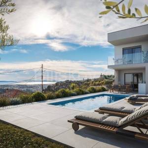 Klis prodaja zemljište s građ. dozvolom, panoramski pogled