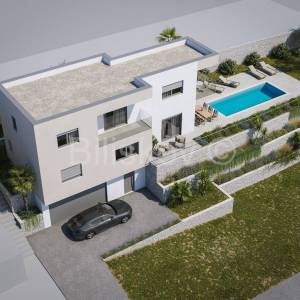 Klis prodaja zemljište s građ. dozvolom, panoramski pogled