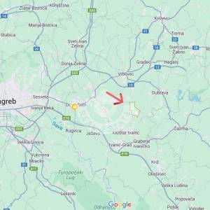 Kloštar Ivanić, Donja Obreška, građevinsko zemljište  2748 m2, sa manjim objektom