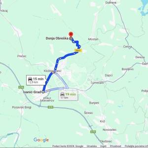 Kloštar Ivanić, Donja Obreška, građevinsko zemljište  2748 m2, sa manjim objektom