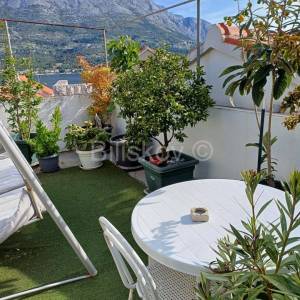 Korčula, centar, prodaja kuća, terasa, pogled na more