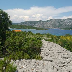 Korčula, Račišće, prodaja zemljište 1607m2, 50m od mora